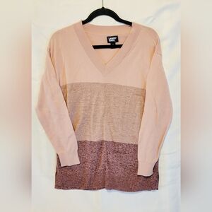 🖤LAND'S END COTTON Women's Pink Sweater SZ S